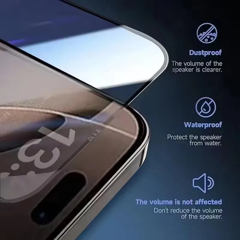 5-Pack iPhone Screen Protectors – Tempered Glass, Anti-Fingerprint