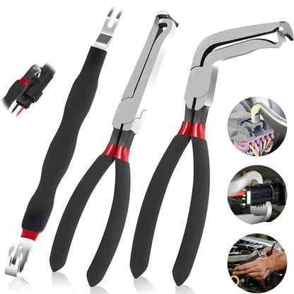Electrical Disconnect Pliers Set | Fuel Line & AC Hose Removal Tool Kit for Cars & Trucks