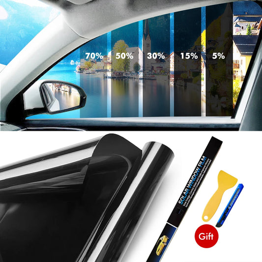Car Window Tint Film UV Heat Control Privacy Anti-Glare Easy Install DIY Roll -Fast Shiping