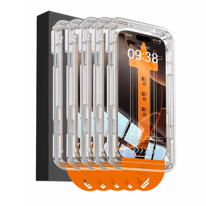 5-Pack iPhone Screen Protectors – Tempered Glass, Anti-Fingerprint