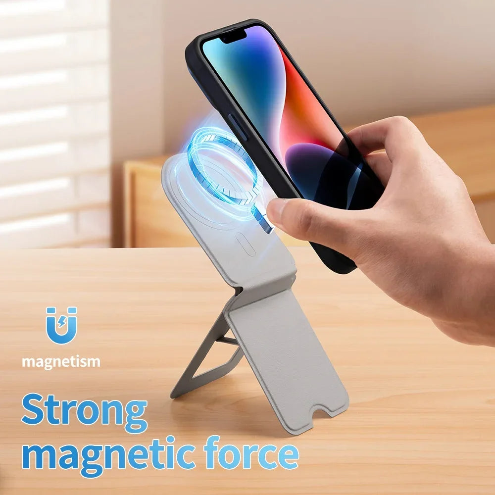 Magnetic Phone Stand Holder for iPhone – Adjustable Desk Mount for Hands-Free Viewing & Charging