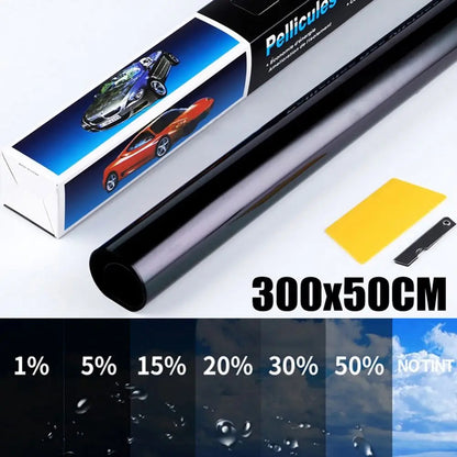 Car Window Tint Film UV Heat Control Privacy Anti-Glare Easy Install DIY Roll -Fast Shiping