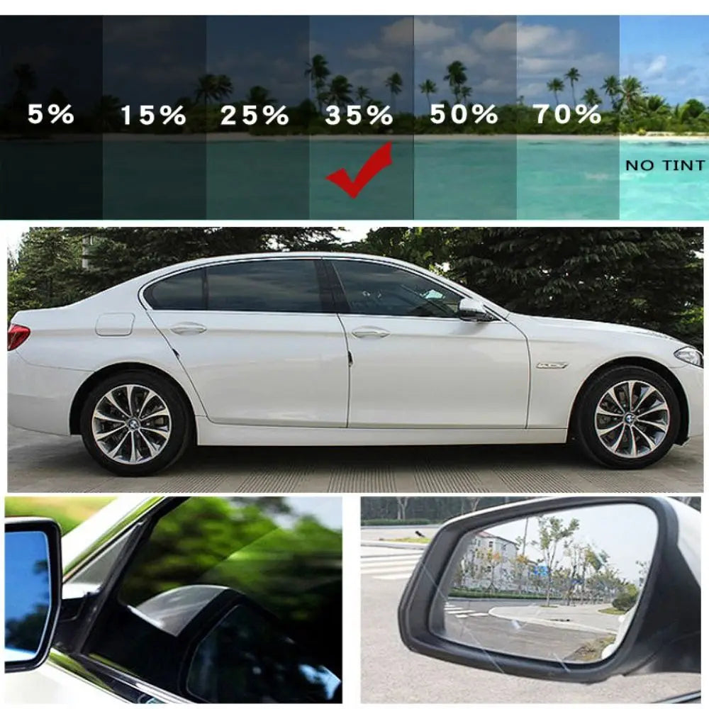 Car Window Tint Film UV Heat Control Privacy Anti-Glare Easy Install DIY Roll -Fast Shiping
