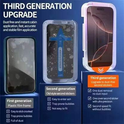 5-Pack iPhone Screen Protectors – Tempered Glass, Anti-Fingerprint