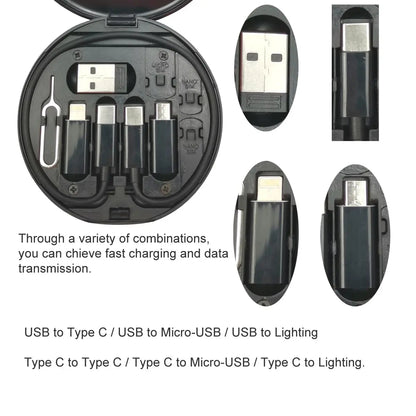 Universal Multi Charging Adapter Kit | All-in-One Travel Charger