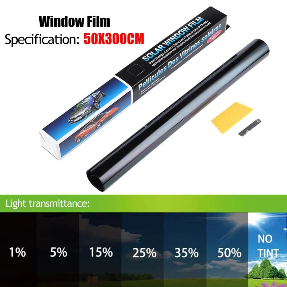 Car Window Tint Film UV Heat Control Privacy Anti-Glare Easy Install DIY Roll -Fast Shiping