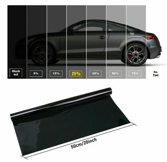 Car Window Tint Film UV Heat Control Privacy Anti-Glare Easy Install DIY Roll -Fast Shiping