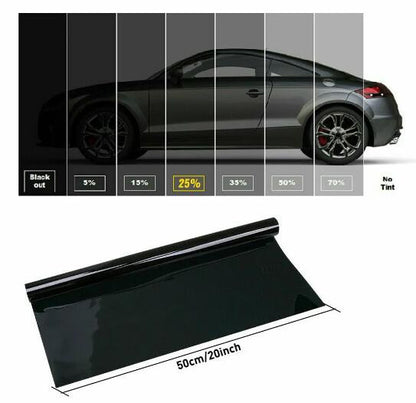 Car Window Tint Film UV Heat Control Privacy Anti-Glare Easy Install DIY Roll -Fast Shiping
