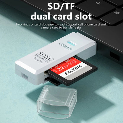 USB 3.0 TF/SD Card Reader Adapter – 2-in-1 for Laptop & PC