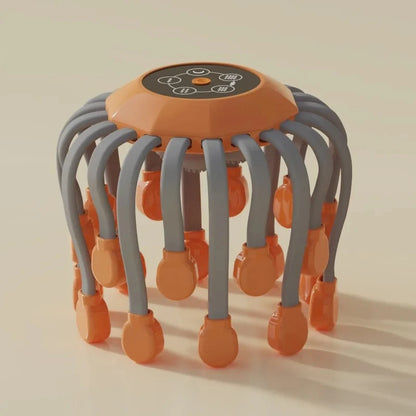 Octopus Scalp Massager with 20 Heads & Red Light – Relaxation & Headache Relief